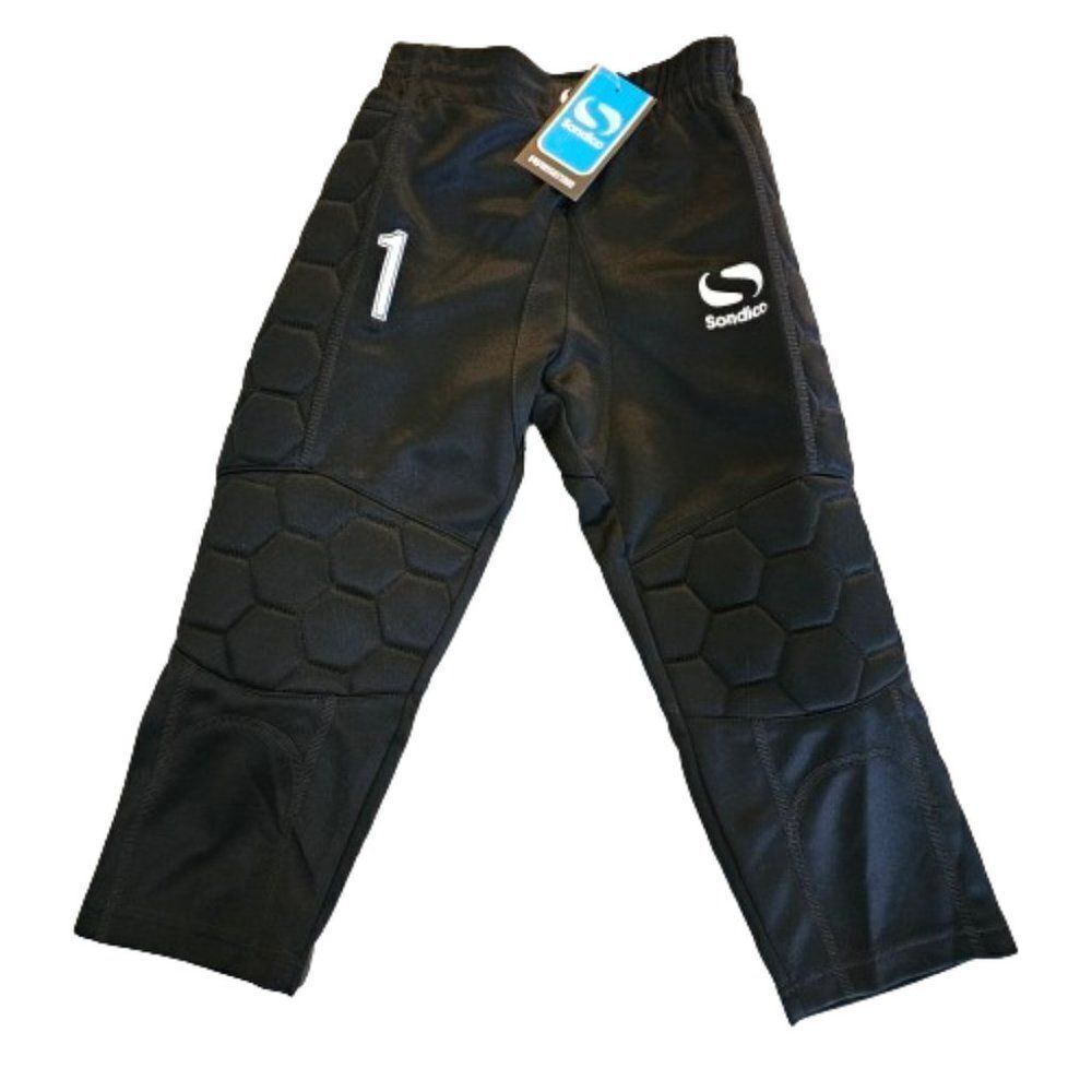 Sondico Black Goalkeeper Padded Pants Size 2-3 Years - Picture 3 of 8